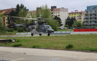 Přistání prof. Prymuly 