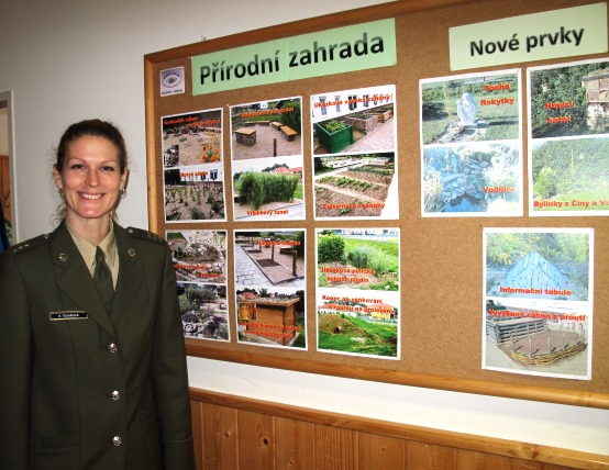 Přírodní zahrada na nástěnce